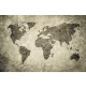 GRUNGE MAP fotótapéta, poszter, vlies alapanyag, 375x250 cm