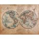 HEMISPHERES OF EARTH fotótapéta, poszter, vlies alapanyag, 375x250 cm