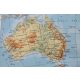 Vlies Fotótapéta - Map of Australia - 375x250 cm