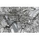 Vlies Fotótapéta - Map of Washington D.C. - 375x250 cm