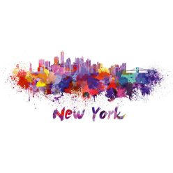 Vlies Fotótapéta - New York Skyline - 375x250 cm