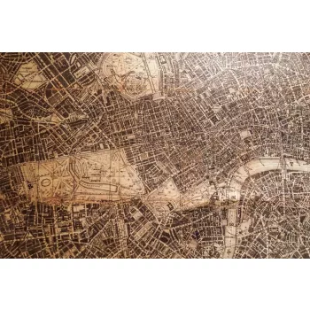 Vlies Fotótapéta - Old Vintage Map II - 375x250 cm