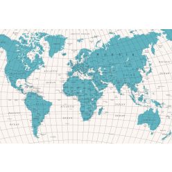 Vlies Fotótapéta - Political World Map - 375x250 cm