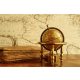 Vlies Fotótapéta - Vintage Globe and Book with Map - 375x250 cm