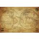 Vlies Fotótapéta - Vintage Map of the World - 375x250 cm