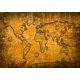 VINTAGE WORLD MAP II fotótapéta, poszter, vlies alapanyag, 375x250 cm