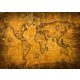 VINTAGE WORLD MAP II fotótapéta, poszter, vlies alapanyag, 375x250 cm