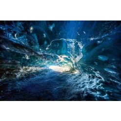 Vlies Fotótapéta - Blue ice cave - 375x250 cm