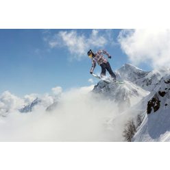 Vlies Fotótapéta - snowboarder - 375x250 cm