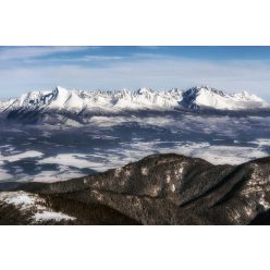 Vlies Fotótapéta - Snowy Tatra mountains - 375x250 cm