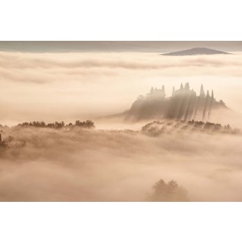 Vlies Fotótapéta - Foggy sunrise - 375x250 cm