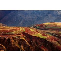 Vlies Fotótapéta - Colored terraces - 375x250 cm