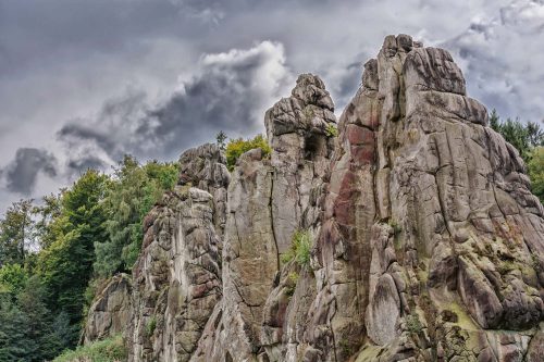 Vlies Fotótapéta - Sandstone rock formation - 375x250 cm