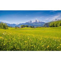 Vlies Fotótapéta - Idyllic Alpine view - 375x250 cm