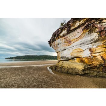 Vlies Fotótapéta - Sandstone cliff - 375x250 cm