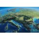 Vlies Fotótapéta - 3D Europe map - 375x250 cm