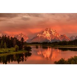 Vlies Fotótapéta - Grand Teton mountains - 375x250 cm