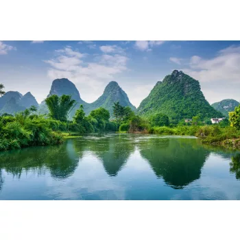 Vlies Fotótapéta - Karst mountain landscape - 375x250 cm