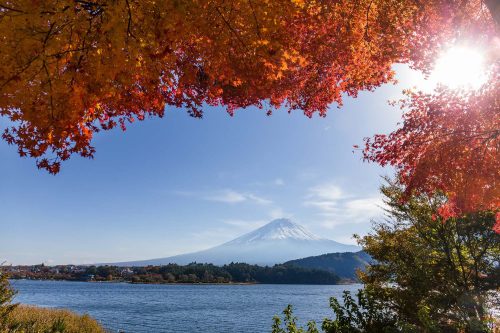 Vlies Fotótapéta - Mountain Fuji - 375x250 cm