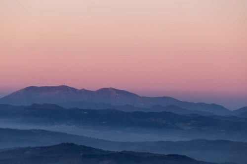 Vlies Fotótapéta - Colored Sky at Dusk - 375x250 cm