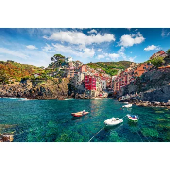   BEAUTIFUL LIGURIA CITY fotótapéta, poszter, vlies alapanyag, 375x250 cm