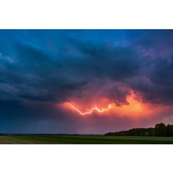   NIGHT STORM fotótapéta, poszter, vlies alapanyag, 375x250 cm