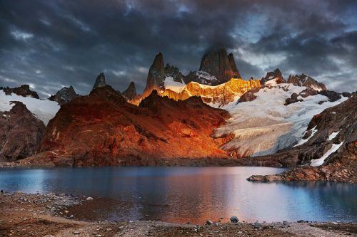 Vlies Fotótapéta - Fitz Roy Argentina - 375x250 cm