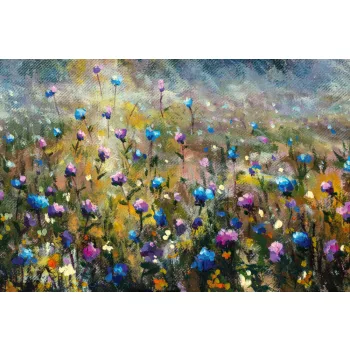 Vlies Fotótapéta - Summer field - 375x250 cm