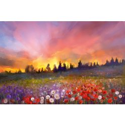 Vlies Fotótapéta - Flower meadow - 375x250 cm