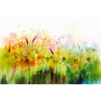   Vlies Fotótapéta - Abstract watercolor painting - 375x250 cm