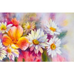   Vlies Fotótapéta - Bright bouquet of spring flowers - 375x250 cm