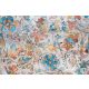 Vlies Fotótapéta - Ancient Italian floral frescoed wall - 375x250 cm