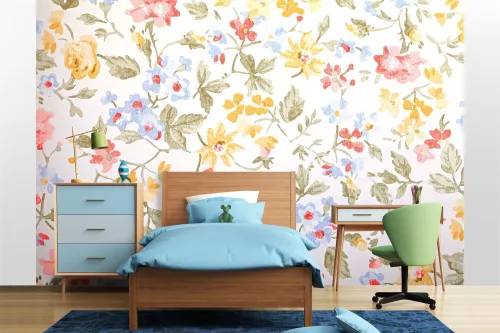 Vlies Fotótapéta - Vintage provance wallpaper - 375x250 cm