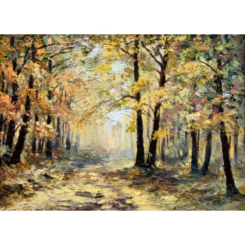   FULL OF FALLEN LEAVES fotótapéta, poszter, vlies alapanyag, 375x250 cm