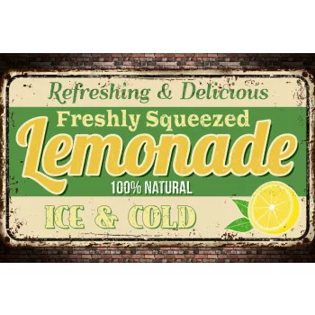 Vlies Fotótapéta - Lemonade vintage - 375x250 cm