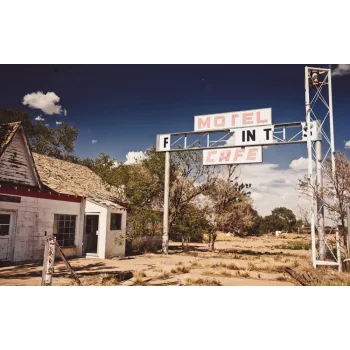   ABANDONED RESTAURANT fotótapéta, poszter, vlies alapanyag, 375x250 cm