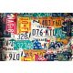 Vlies Fotótapéta - Old American License Plates - 375x250 cm