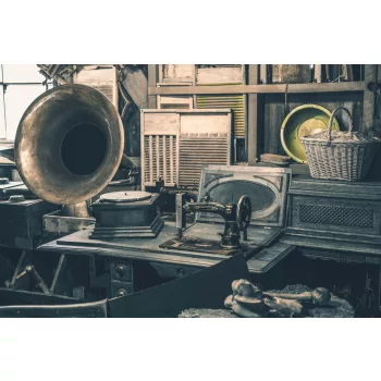 Vlies Fotótapéta - Old Machines - 375x250 cm