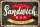 Vlies Fotótapéta - Old Sandwich Bar Sign - 375x250 cm