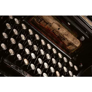 Vlies Fotótapéta - Old Typewriter - 375x250 cm