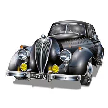 Vlies Fotótapéta - Black Vintage Car - 375x250 cm