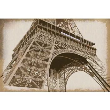 Vlies Fotótapéta - Paris Vintage Poster - 375x250 cm