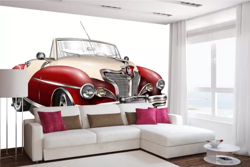 Vlies Fotótapéta - Vintage Cabriolet - 375x250 cm