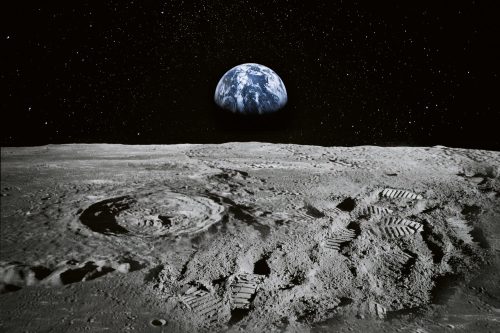 EARTH ON HORIZON fotótapéta, poszter, vlies alapanyag, 375x250 cm