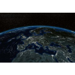 Vlies Fotótapéta - Europe from space - 375x250 cm