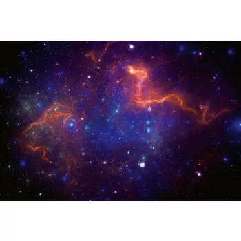 Vlies Fotótapéta - Colorful galaxy - 375x250 cm
