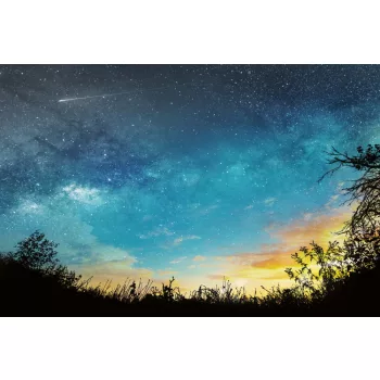 Vlies Fotótapéta - Night sky sunset - 375x250 cm