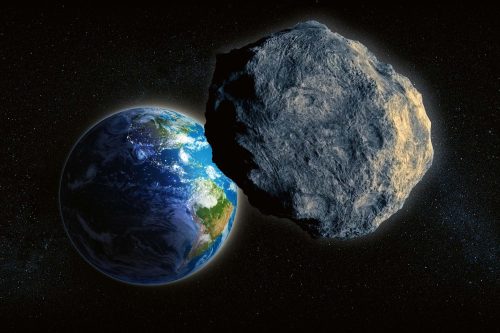 Vlies Fotótapéta - Large asteroid - 375x250 cm