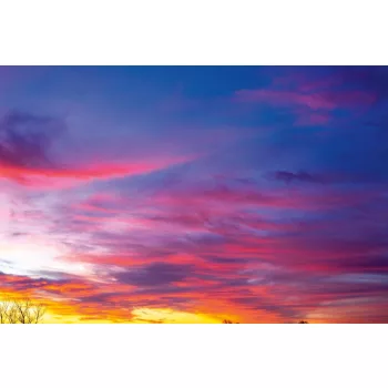 Vlies Fotótapéta - Pink sky - 375x250 cm