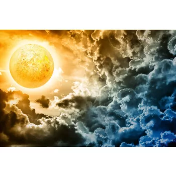Vlies Fotótapéta - Full moon - 375x250 cm